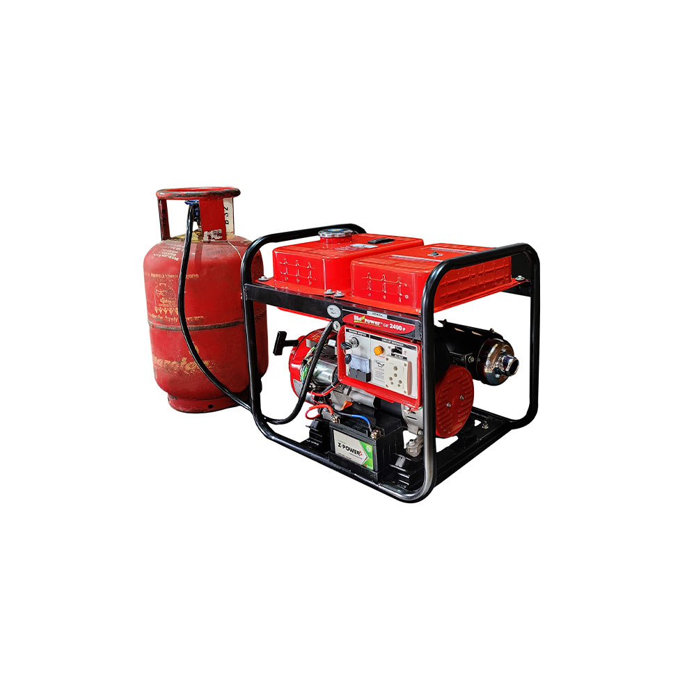 2.1 KVA smart Portable Generator, Petrol & LPG RUN, recoil & self start, Model GE-2400PS